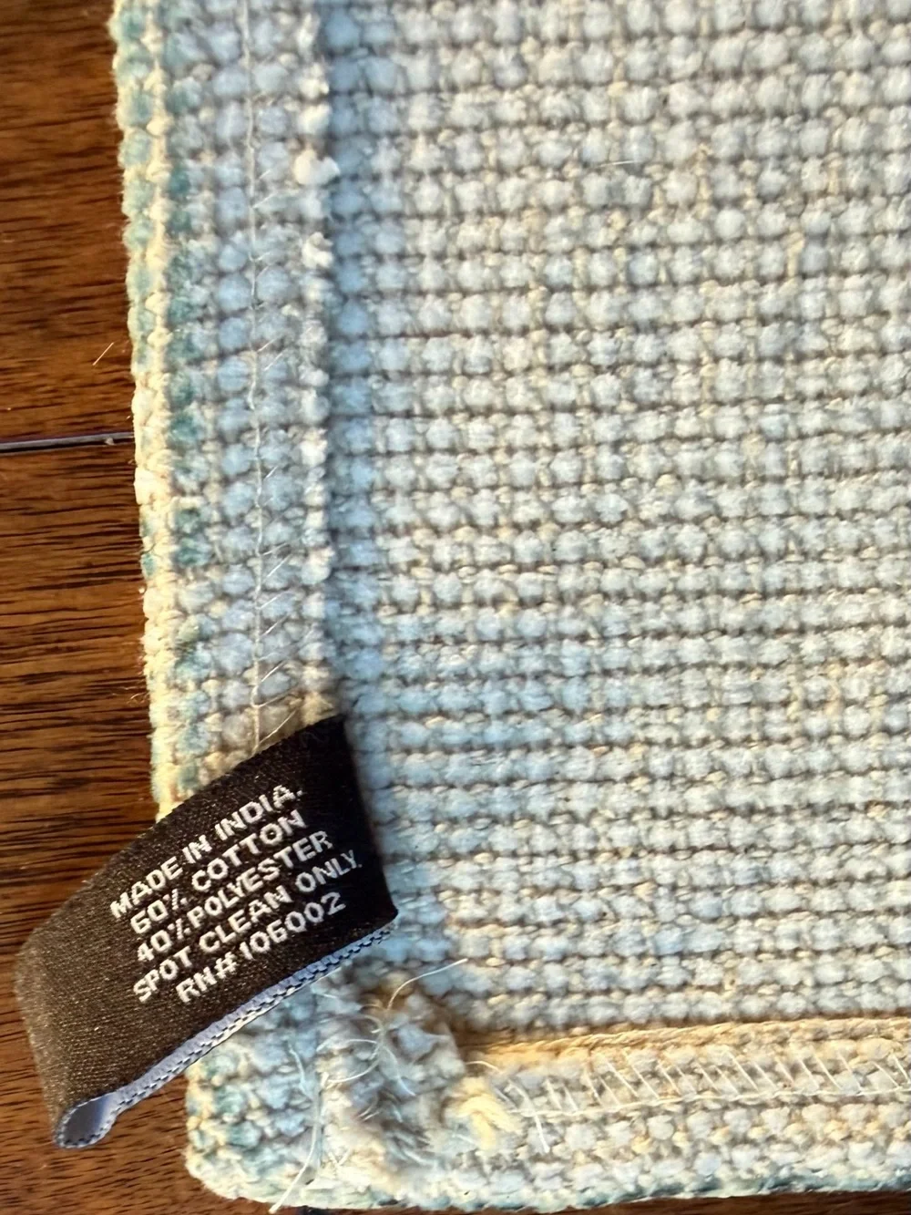 NICOLE MILLER HOME Kilim Green/Beige 8 Placemat Set.